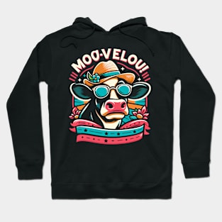 Moo-- Vellous! Funny Cow lover Hoodie